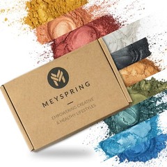 MEYSPRING 2Tone Collection Mica Powder Set – Epoxy Resin Color Pigment Resin Dye