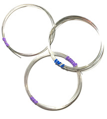 940 Argentium Sterling Silver Wire- Round- Half Hard- 28 Gauge- 25 ft