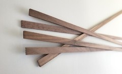 Walnut Wood Strips 1/16″ x 1/4″ x 18″ 5 Pieces Long Crafts Models Miniatures