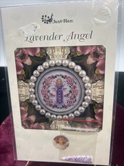 JUST NAN JN192 LAVENDER ANGEL WHIMZI PATTERN + embellishment beads NEW