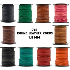 Xsotica® Dye Shades Round Leather Cord 1.5mm