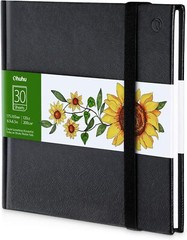 Marker Pads Art Sketchbook, Ohuhu 6.9″X6.5″ Mini Square Size, 120LB/200GSM Heavy