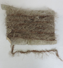 Vintage Furry Taupe Brown Fringe Cloths/Pillows/Upholstery 34 Yards x 1.75″ Wide