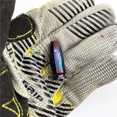 TC4 Damascus Bullet Shape Lanyard Bead Paracord Pendant Bracelet DIY