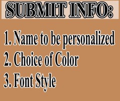 Custom Personalized Color Name Iron On Transfer DTF Films for T shirt Decal