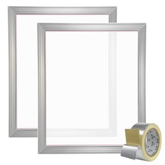 Screen Printing Kit Silk Screen Printing Frame 20x24inch 230 Count Mesh 2pcs