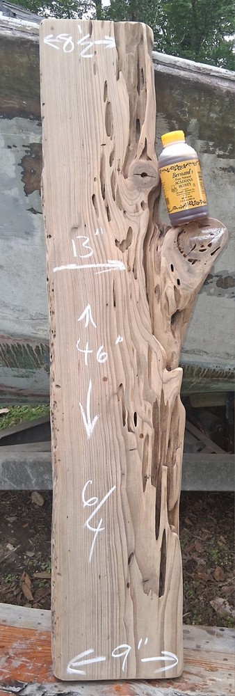 1 1/2″ THICK Louisiana Pecky Sinker Cypress Craft Wood Plank Shelf Returns OK!
