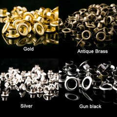 Brass Eyelets With washers Leather Craft Grommet Banner 4/5/6/8/10/12/14/17mm