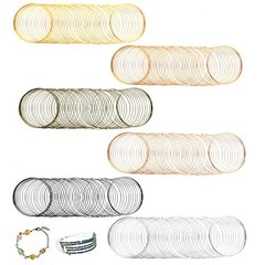 300 Loops Memory Wire for Bracelet Making Jewelry Wire Memory Beading Steel