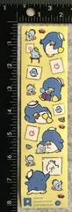Lot Of 1 Pipsticks Sanrio Sticker Sheet Art Artist Tuxedo Sam Pipstickers
