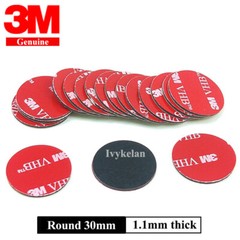 3M 5952 VHB Black Acrylic Foam Double Adhesive Tape Dia 30mm Round Phone Holder
