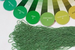 Antique Vintage Micro Seed Beads-18/0 Greasy Deco Jade Muted Spring Green Hanks