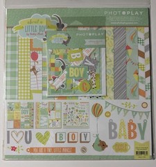 Photoplay 12×12 Scrapbook Kit-Variation-Vintage Girl, Julie Nutting, Maid Plaid,