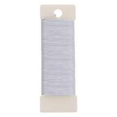 38 Yards 114 Ft White Floral Wire, 22 Gauge Metal Craft Wire for DIY Crafting, F