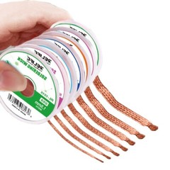 1mm-2.5mm-4mm 1.5M 3M Desoldering Braid Solder Remover Wick Wire Welding Cable