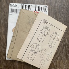 90s Infant Romper Long Sleeve Sz 1-3 Months New Look Kids Pattern 6295