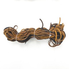 Earth Toned Color Craft Oil Tanned 25 Lace Bundles 72″ x 1/4″ Farmers Bundle