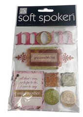 GREATEST MOM ME & MY BIG IDEAS SOFT SPOKEN 3D DIMENSIONAL STICKERS MOTHER’s DAy