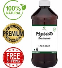Polysorbate 80 – 100% Pure Oil Soap Making Supplies Bath Body Tween 80 T-Maz 80