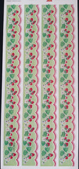 SUZY’S ZOO STRAWBERRIES BORDER STICKER #90052