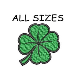 LUCKY GREEN CLOVER PATCH – IRISH SHAMROCK embroidered iron-on GOOD LUCK SOUVENIR