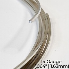 925 Sterling Silver Wire | Square | Dead Soft | 10-24 Gauge | 1-10 Ft | USA