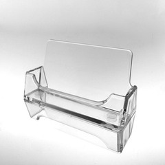 Clear Plastic Business Card Holder Display Counter Top