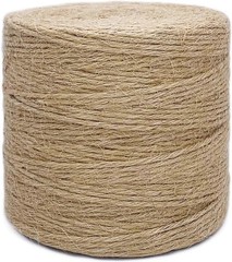 500FT Jute Twine Rope 3mm Natural Thick Garden Twine String Heavy Duty
