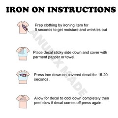Gymshark Heat Transfer pack of 4 Iron On Logo 2″ pick your color sports diy