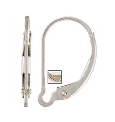 925 Sterling Silver Interchangeable Leverback 2pcs / 6pcs / 10pcs #5206-2