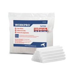 WORKPRO 100 PCS 11MM Hot Glue Sticks Hot Melt for Arts Craft DIY Kit Set 0.43×4″