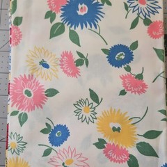 Multicolor Floral Print Fat Quarter 14 Pieces 18 × 22 Vintage Repro 1940s