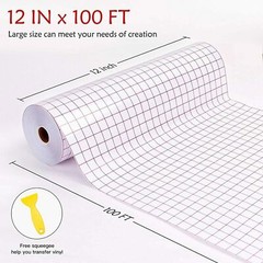 Vinyl Transfer Paper Tape Roll Craft Application Paper Transfer Paper for Cricut