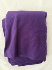 Solid Purple cotton fabric 44 x 4 yards NEW
