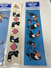Crafts mixed lot of 6 easy iron on – fabric Appliques Sets