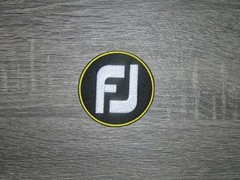 Pro Golf Black/White/Yellow Embroidered Iron On Patch 2.75″ x 2.75″