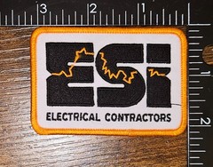 ESI Electrical Contractors Brand Company Logo Patch