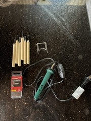 9 PCS Wood Burning Kit, Pyrography Pen Soldering Iron Wood Tool and Creative