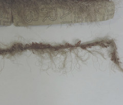 Vintage Furry Taupe Brown Fringe Cloths/Pillows/Upholstery 34 Yards x 1.75″ Wide