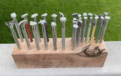 LOT Of 29 VINTAGE CRAFTOOL LEATHER STAMPING TOOLS Stamps Plus Block USA