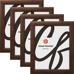 Contemporary, 1″ Rustic Copper Picture Frame, Common Sizes 4×5 – 24×36, 4-Pack