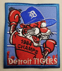 Detroit Tigers 1984 World Series Champions Embroidered Patch MLB Baseball Logo