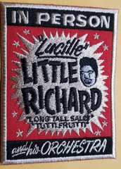 Little Richard Rock and Roll Legend Embroidered Patch Iron On Sew On Music