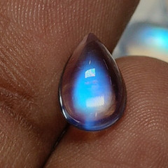 Awesome Eye Clean Quality Natural Rainbow Moonstone Loose Cabochon Gems 7X10 MM