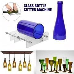 Glass-Bottle Cutter Kit Beer Wine Jar DIY Cutting Machine Craft Recycle Tools-US