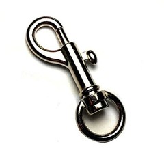 Swivel Eye Bolt Snap Hook Nickel Plated (1 3/4 Inches X 5/8 Inch) 20-pack