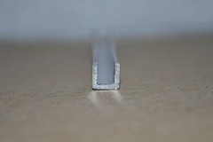 U-Flat(G60) Stained Glass Lead Came. 1/4″ Facing with 5/32″ Channel – 30 feet