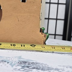 Terra Cotta 3D Mediterranean Villa Wall Hanging Vintage Handpainted