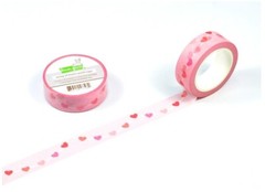 New! 1 Roll of Lawn Fawn Washi Tape – String of Hearts