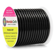 32FT Black Anodized Aluminum Wire – Versatile 10 Gauge for Crafting & Jewelry